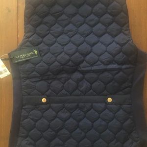 U.S POLO ASSN. Women's Navy Blue Vest!